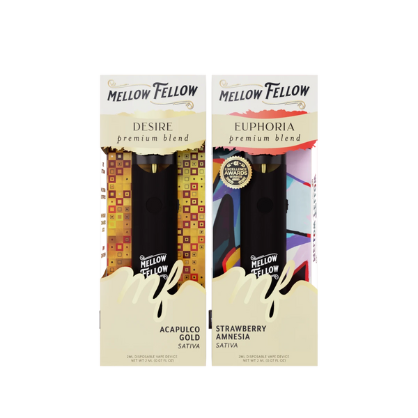 The Date Night Bundle - Desire (Acapulco Gold) and Euphoria (Strawberry Amnesia) - 2 Pk 2ml Disposable Vapes (Sativa)