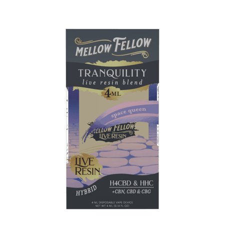 Tranquility Blend 4ml Live Resin Disposable Vape - Space Queen (Hybrid)