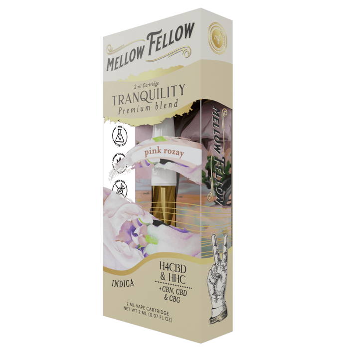 Tranquility Blend 2ml Vape Cartridge - Pink Rozay (Indica) - Mellow Fellow