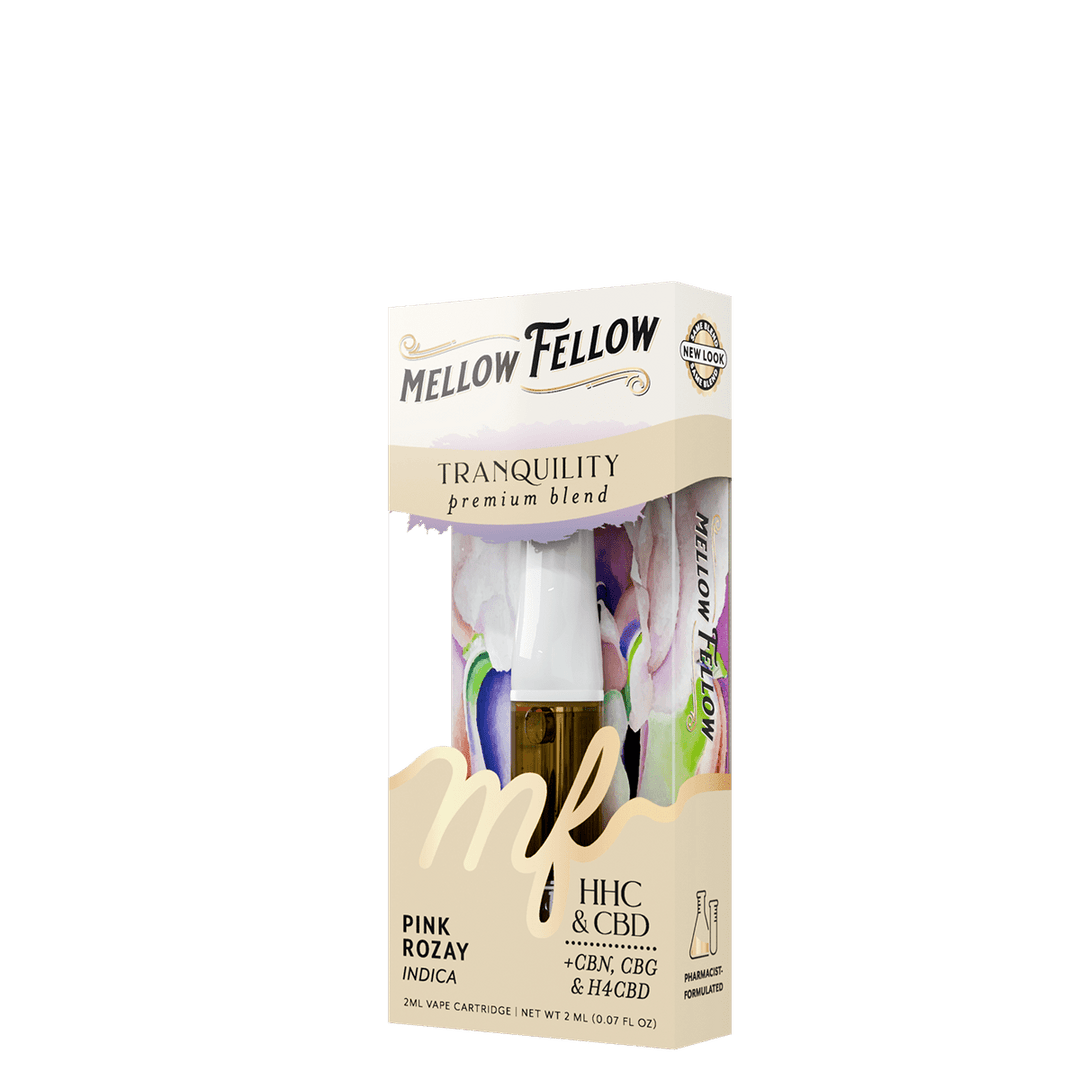 Tranquility Blend 2ml Vape Cartridge - Pink Rozay (Indica) - Mellow Fellow