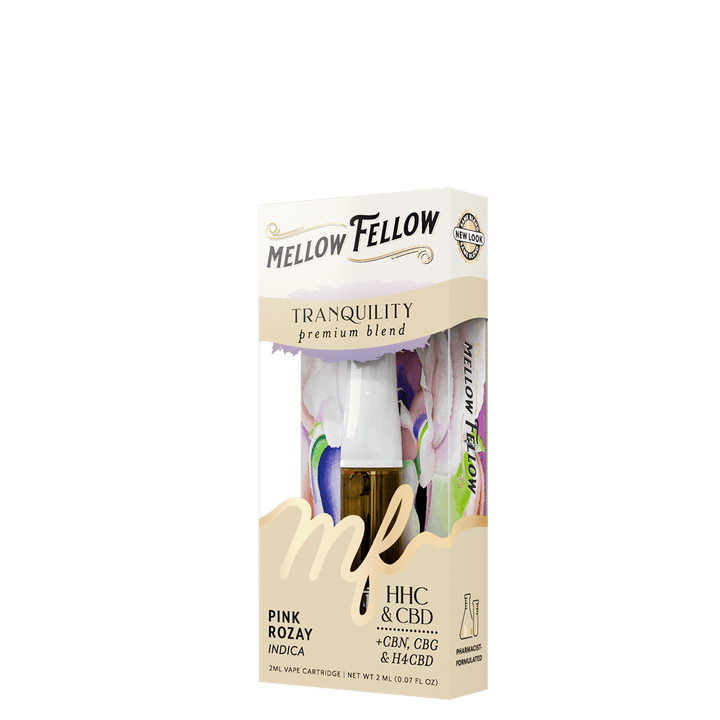 Tranquility Blend 2ml Vape Cartridge - Pink Rozay (Indica) - Mellow Fellow