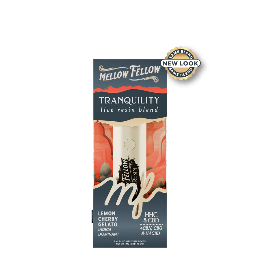 Tranquility Blend - Destination: Sydney - Live Resin 1ml Disposable Vape - Lemon Cherry Gelato (Indica Dominant) - Mellow Fellow