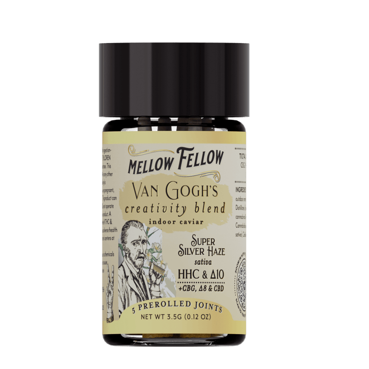 Van Gogh’s Creativity Blend 3.5 G Pre - Rolls - Super Silver Haze (Sativa) - Mellow Fellow