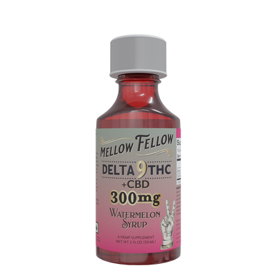 Delta 9 THC & CBD Watermelon Syrup
