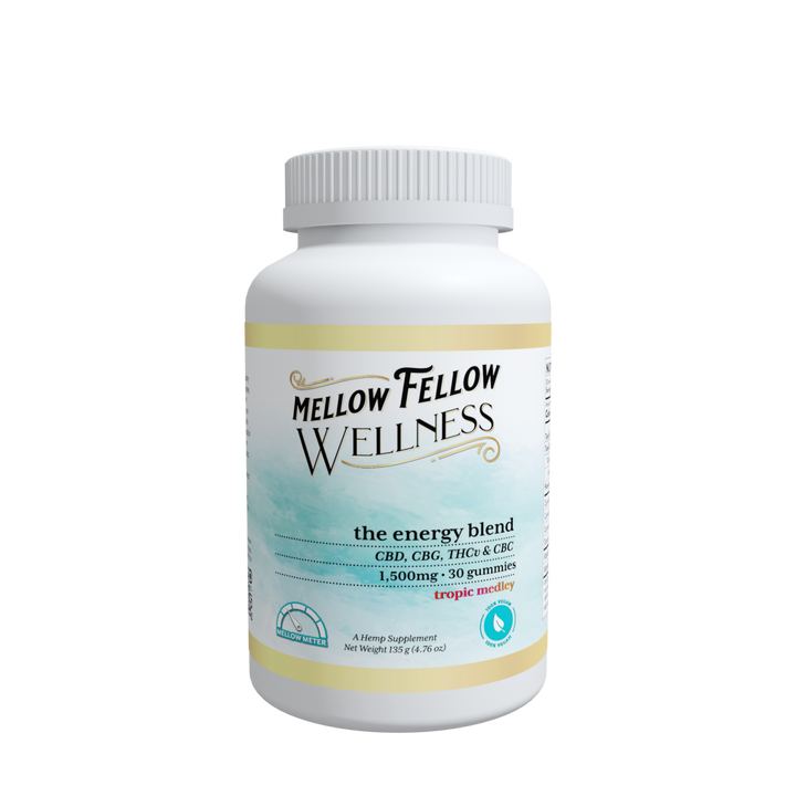 Wellness Gummies - Momentum: The Energy Blend - Tropic Medley - 1500mg - Mellow Fellow