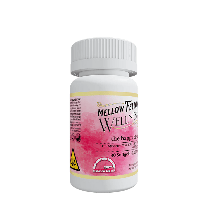 The Happy Blend Softgels - 2000mg - Mellow Fellow
