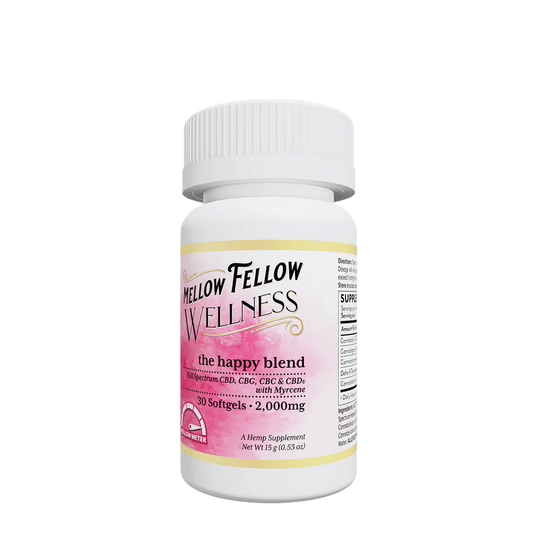 The Happy Blend Softgels - 2000mg - Mellow Fellow