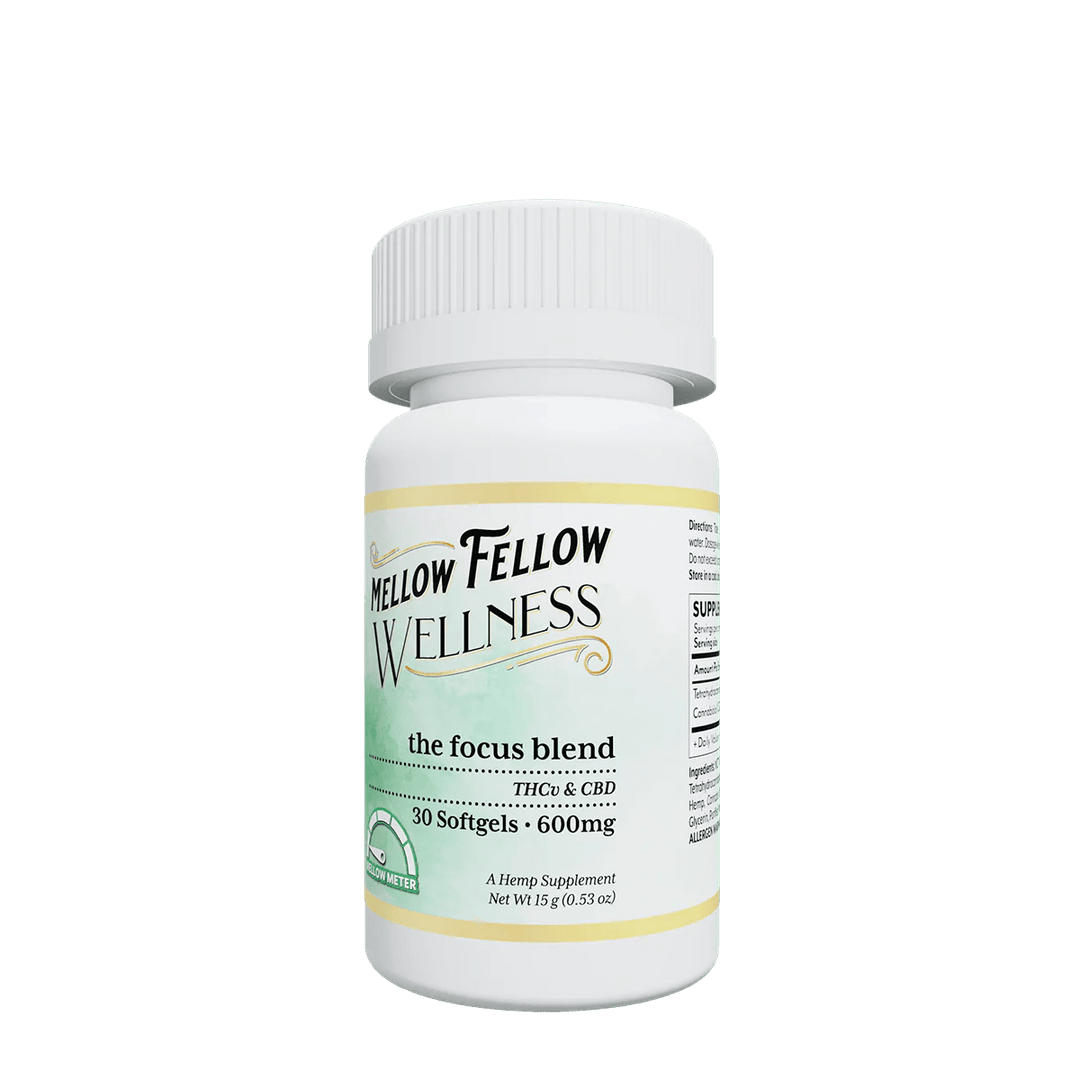 The Focus Blend Softgels - 600mg - Mellow Fellow