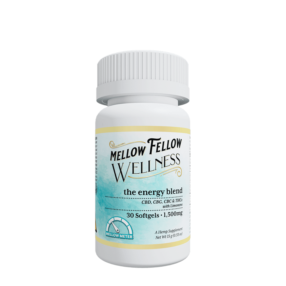 Wellness Softgel Capsules - Momentum: The Energy Blend - 1500mg - 30 ct - Mellow Fellow