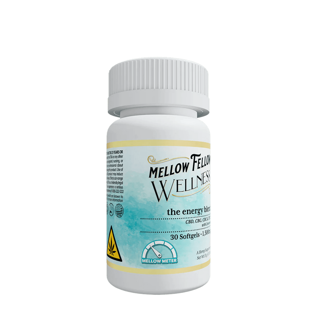 The Energy Blend Softgels - 1500mg - Mellow Fellow