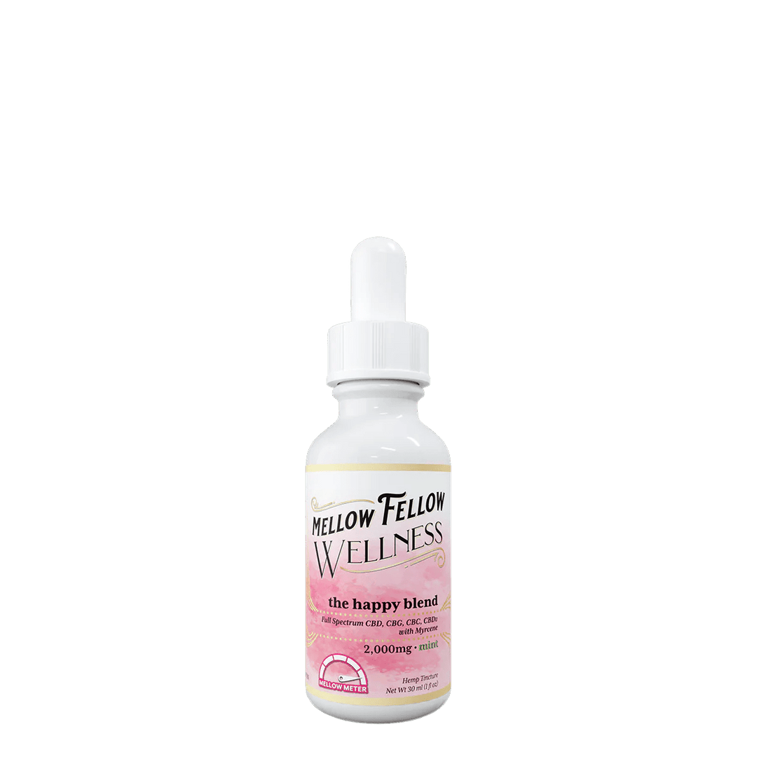 The Happy Blend CBD Tincture - 2000mg - Mint - Mellow Fellow