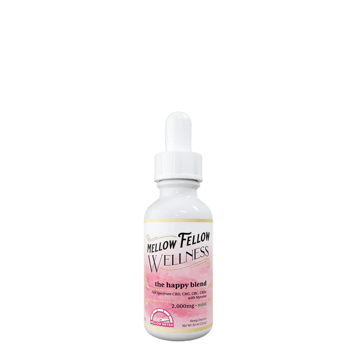 The Happy Blend CBD Tincture - 2000mg - Mint - Mellow Fellow