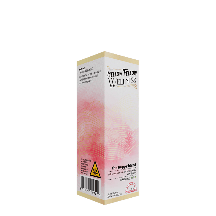 The Happy Blend CBD Tincture - 2000mg - Mint - Mellow Fellow