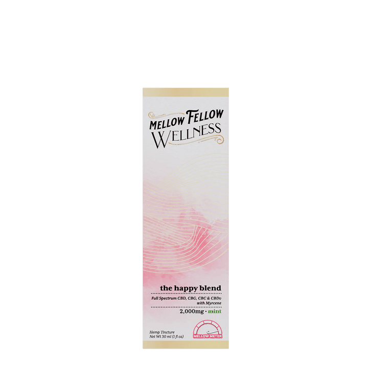 The Happy Blend CBD Tincture - 2000mg - Mint - Mellow Fellow