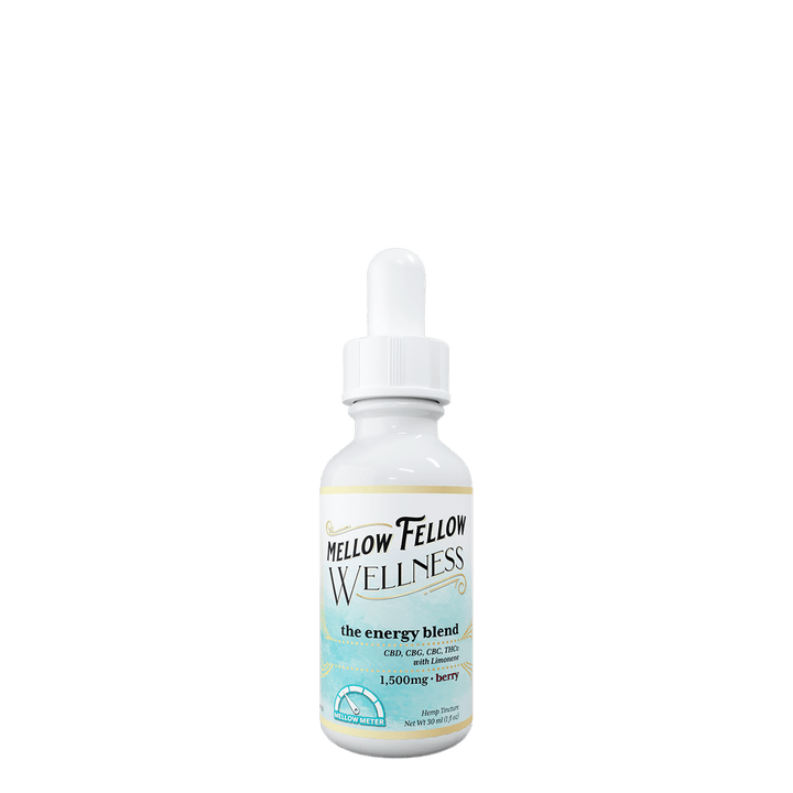 Wellness Tincture - Momentum: The Energy Blend - Berry - 1500mg - Mellow Fellow