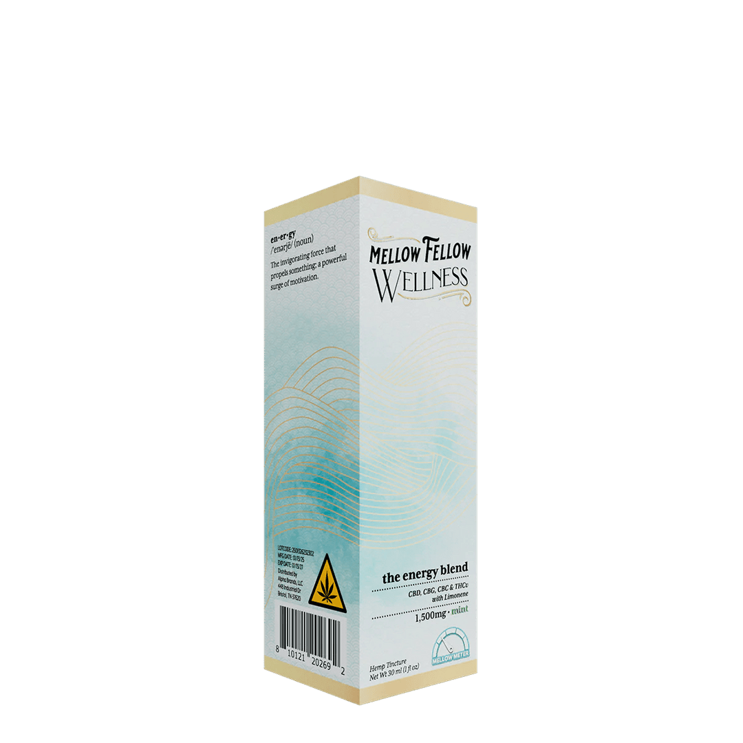 The Energy Blend CBD Tincture - 1500mg - Mint - Mellow Fellow