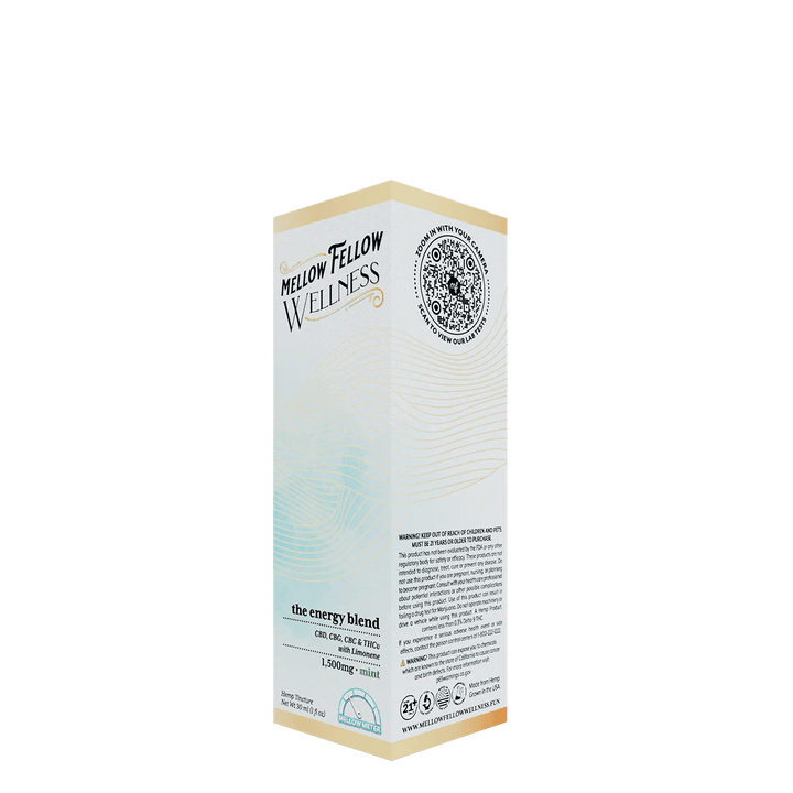 The Energy Blend CBD Tincture - 1500mg - Mint - Mellow Fellow