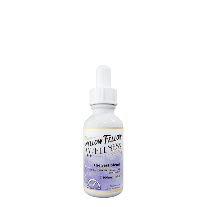Wellness Tincture - Rest: The Sleepy Blend - Mint - 1500mg - Mellow Fellow