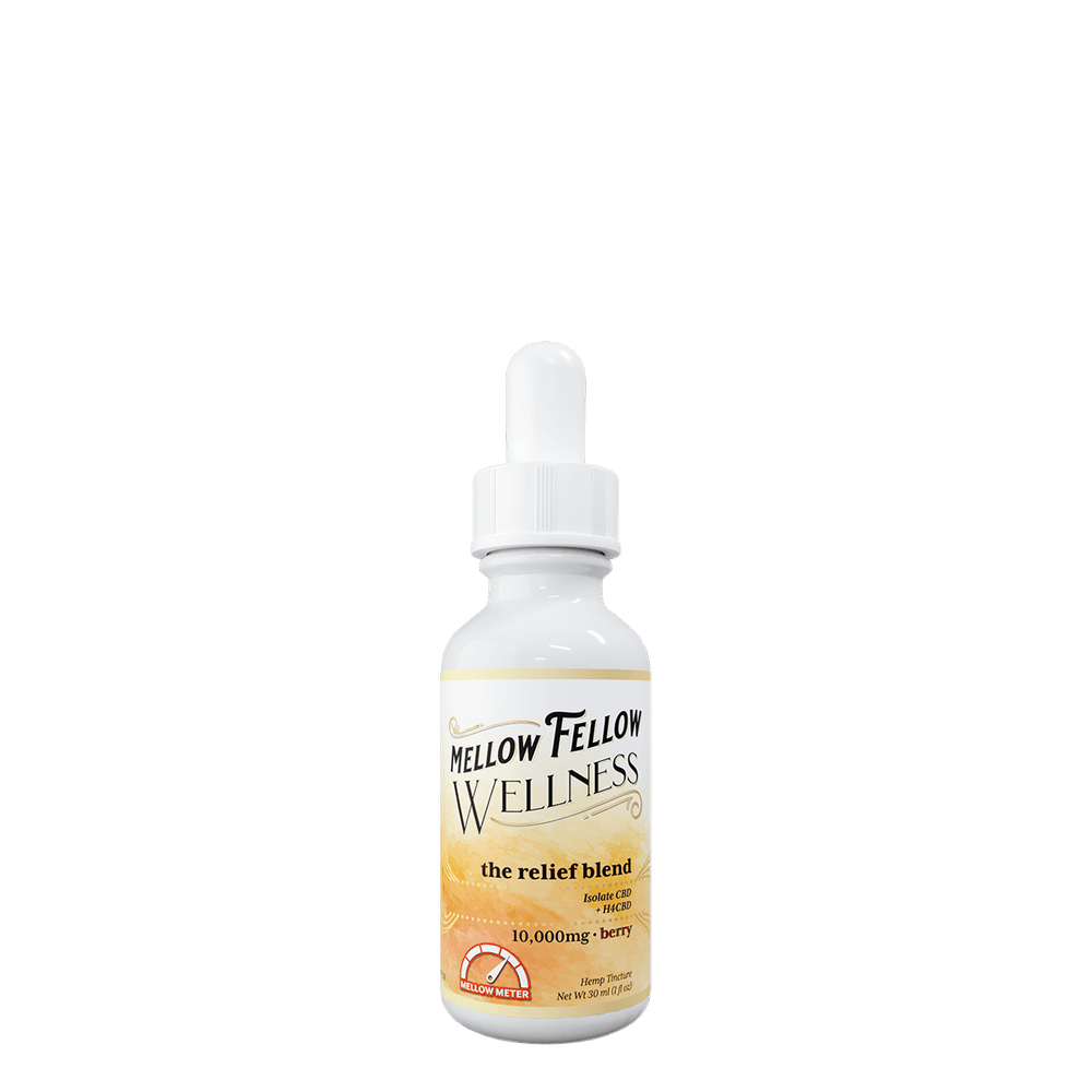 Wellness Tincture - Vigor: The Relief Blend - Berry - 10,000mg - Mellow Fellow