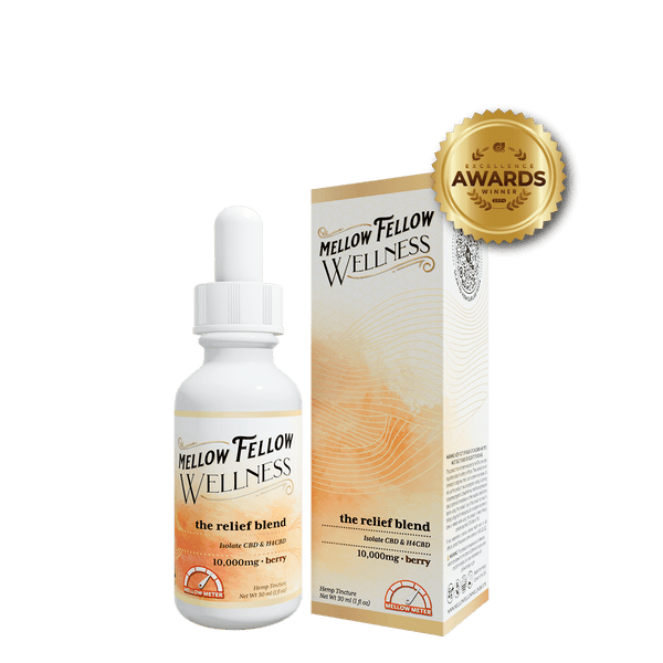 The Relief Blend CBD Tincture - 10,000mg - Berry