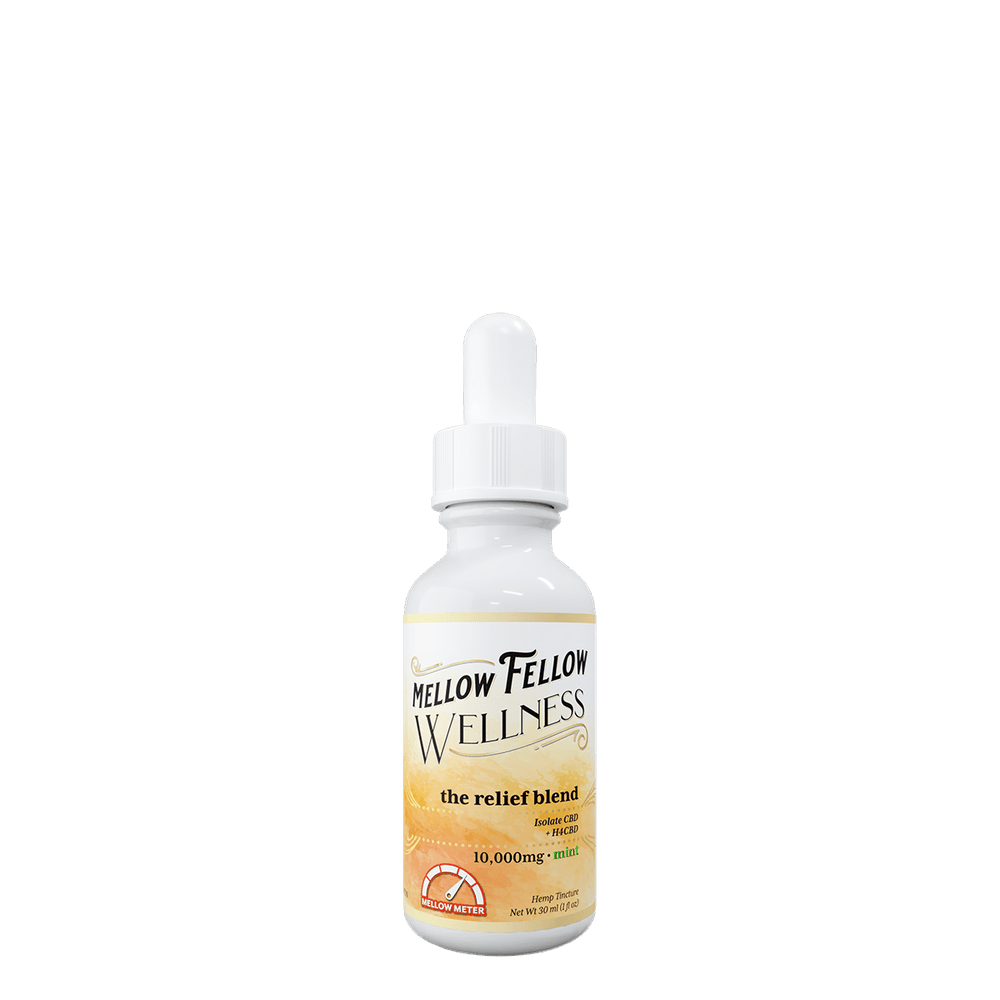 Wellness Tincture - Vigor: The Relief Blend - Mint - 10,000mg - Mellow Fellow