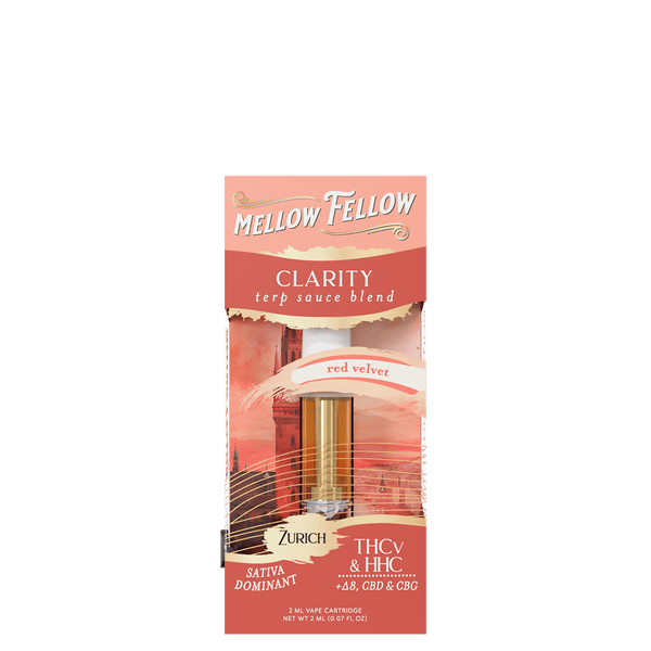 Clarity Blend - Terp Sauce 2ml Vape Cartridge - Red Velvet (Sativa Dom)