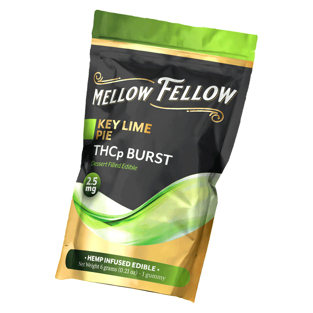 THCp Bursts Edibles - Key Lime Pie - 2.5mg - Mellow Fellow