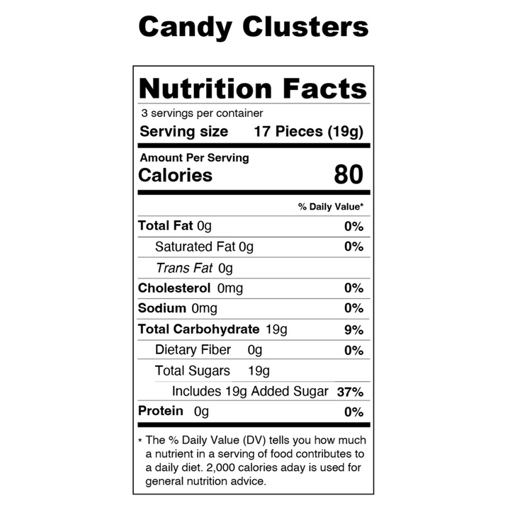 Candy Clusters Freeze Dried Candy - Mellow Fellow