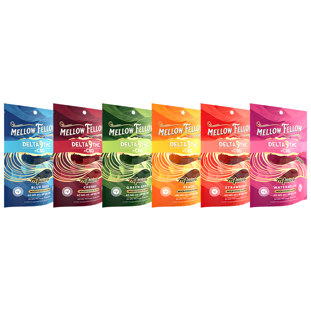 Micro - Dose M - Fusions Gummies Sampler 6 Pack - Mellow Fellow
