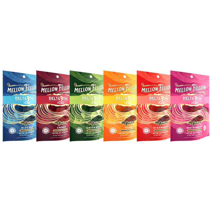 Micro - Dose M - Fusions Gummies Sampler 6 Pack - Mellow Fellow