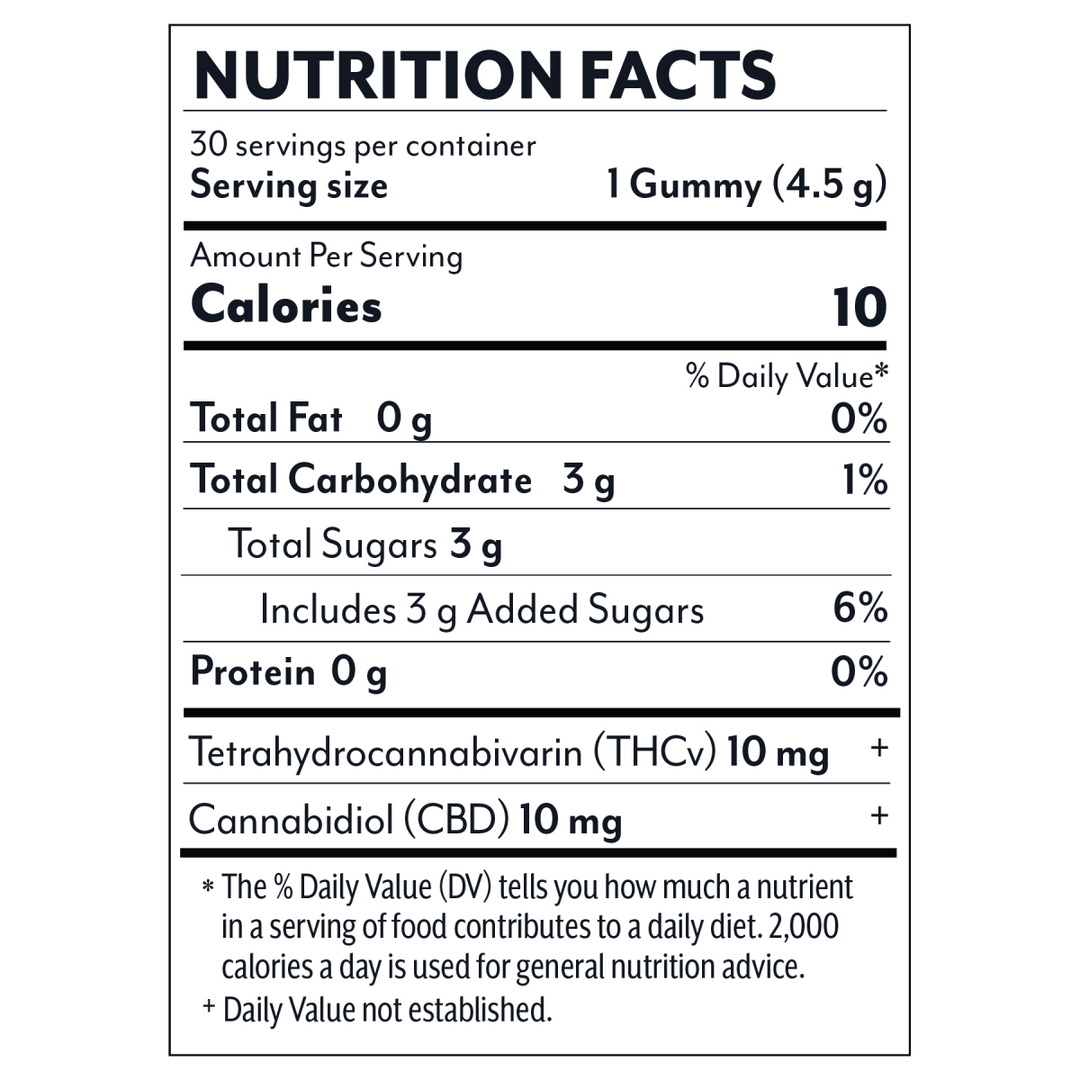 Wellness Gummies - Illuminate: The Focus Blend - Tropic Medley - 600mg - Mellow Fellow