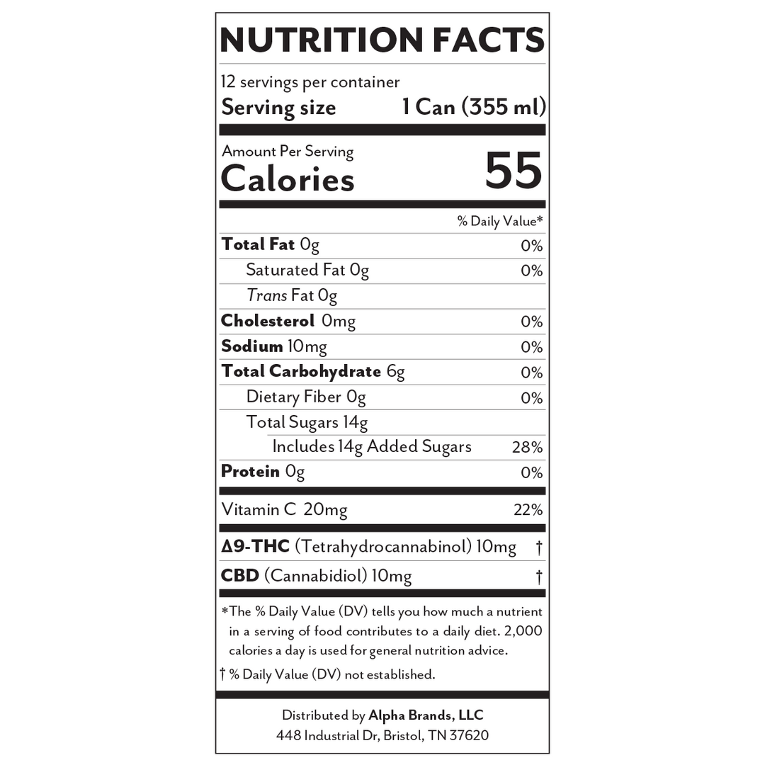 Delta 9 THC + CBD Seltzer Beverage 20MG - Variety 12 Pack - Mellow Fellow