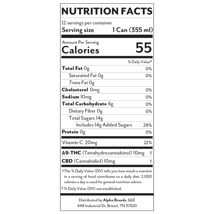 Delta 9 THC + CBD Seltzer Beverage 20MG - Variety 12 Pack - Mellow Fellow