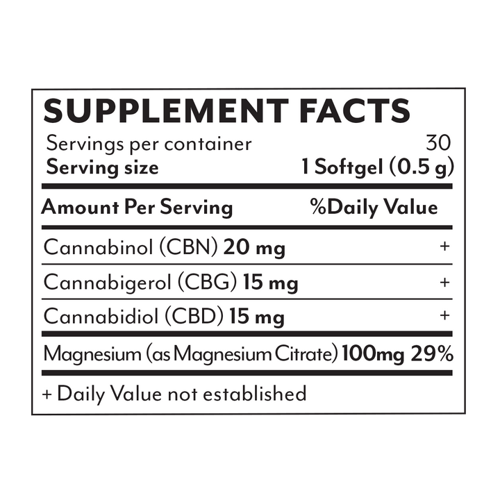 The Rest Blend Softgels - 1500mg - Mellow Fellow