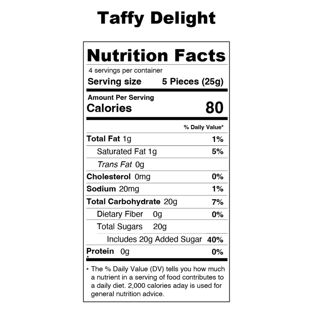 Taffy Delights Freeze Dried Candy - Mellow Fellow