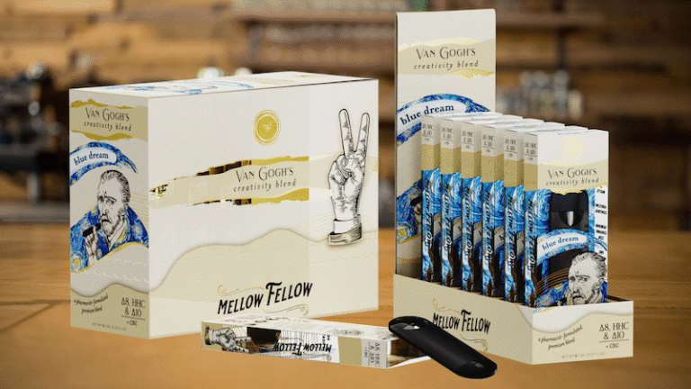 Introducing Van Gogh's Creativity Blend With Delta-8, HHC, Delta-10, CBG and Cannabis-derived Blue Dream Terpenes - Mellow Fellow