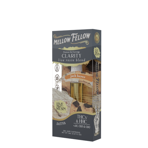 Mellow Fellow's Jack Herer Clarity vape cartridge