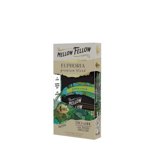 Mellow Fellow Euphoria Blend Green Crack Disposable.