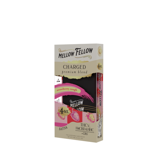 Mellow Fellow Strawberry Cough Charged Live Resin Disposable