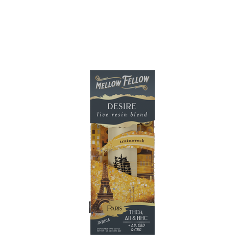 Mellow Fellow's Desire Paris - Trainwreck Live Resin Disposable Vape