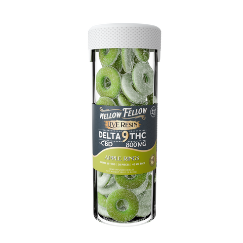 Delta 9 THC CBD Apple Rings Edibles