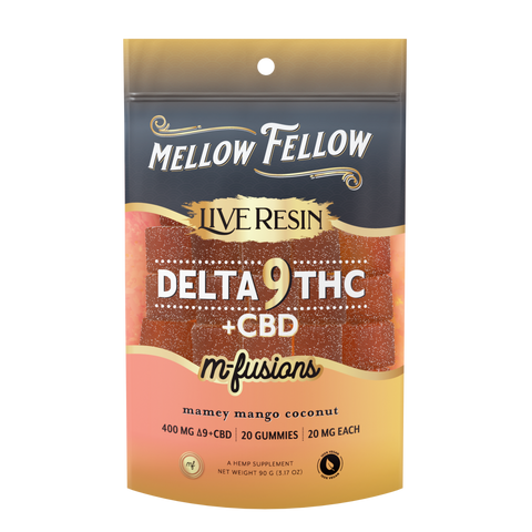 Live Resin delta 9 CBD gummies mamey mango coconut