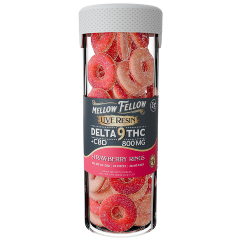 Delta 9 Live Resin Strawberry Rings