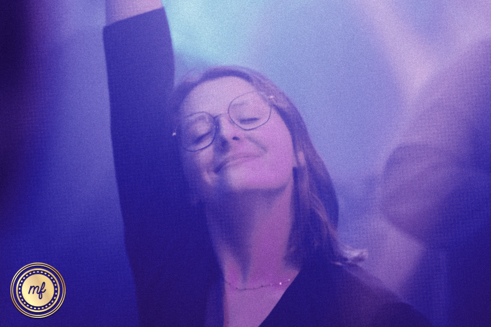 Woman partying