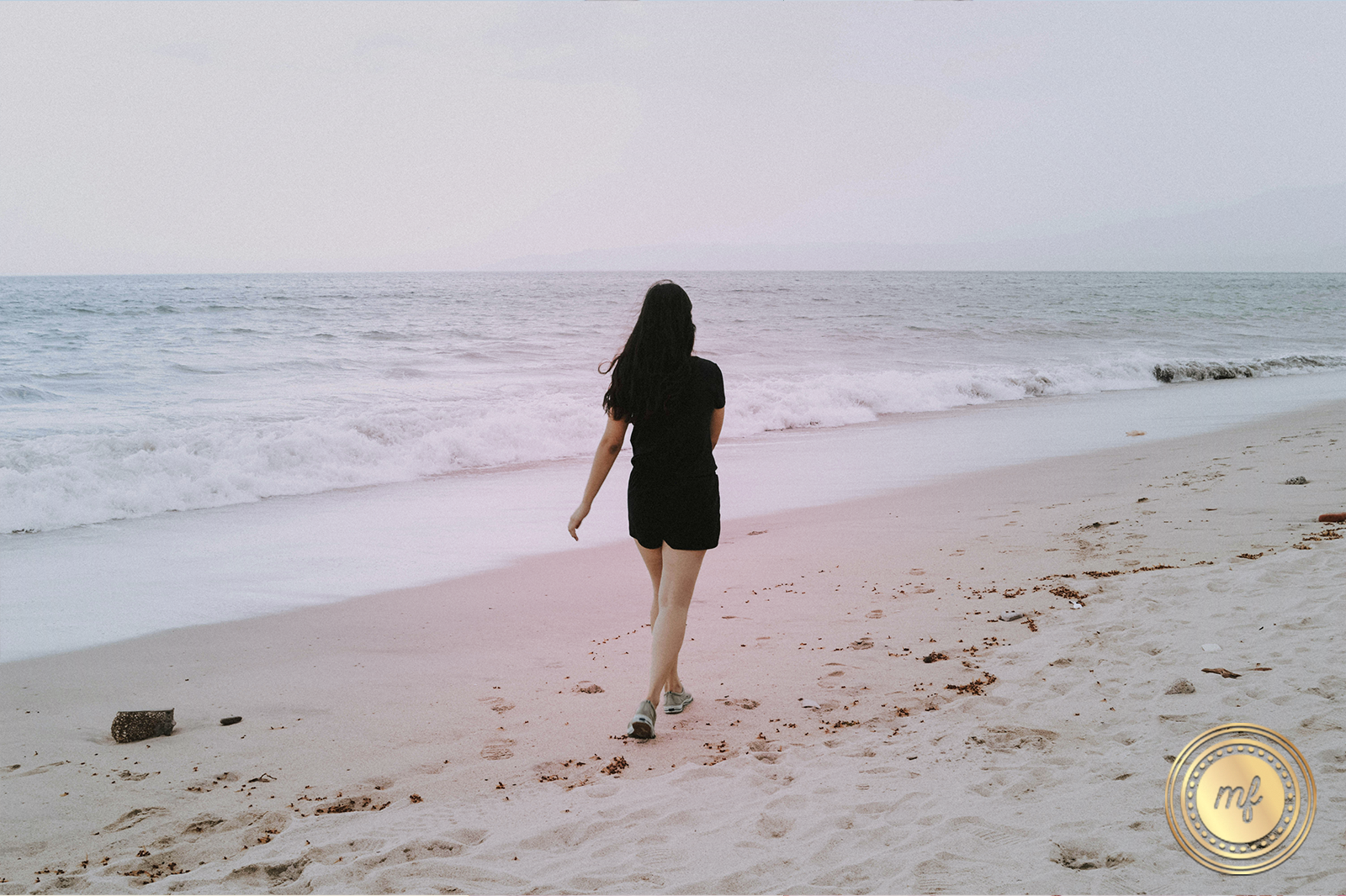 Woman on the beach