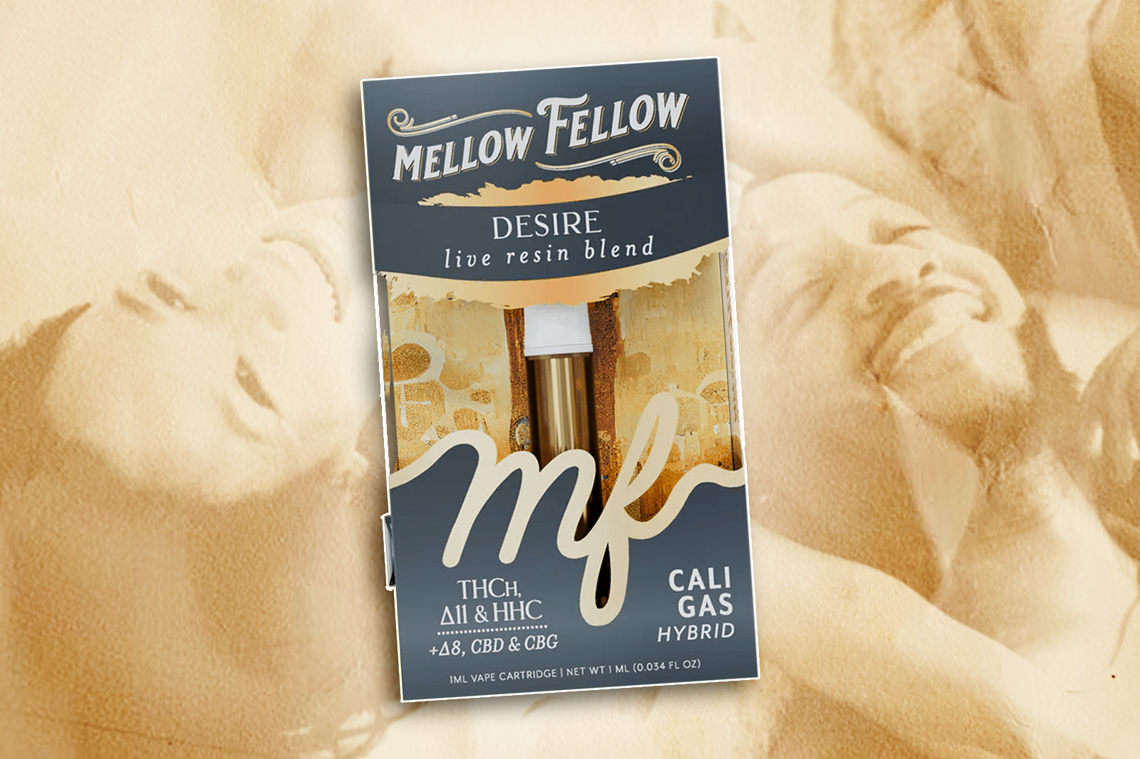 Mellow Fellow Desire vape cartridge