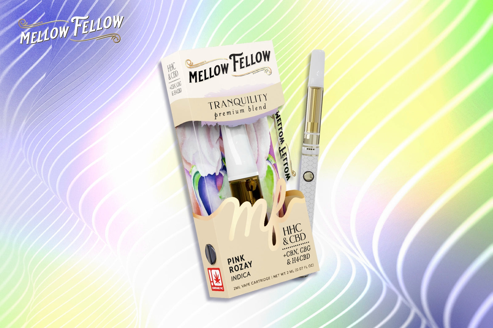 Disposable vape cart from Mellow Fellow