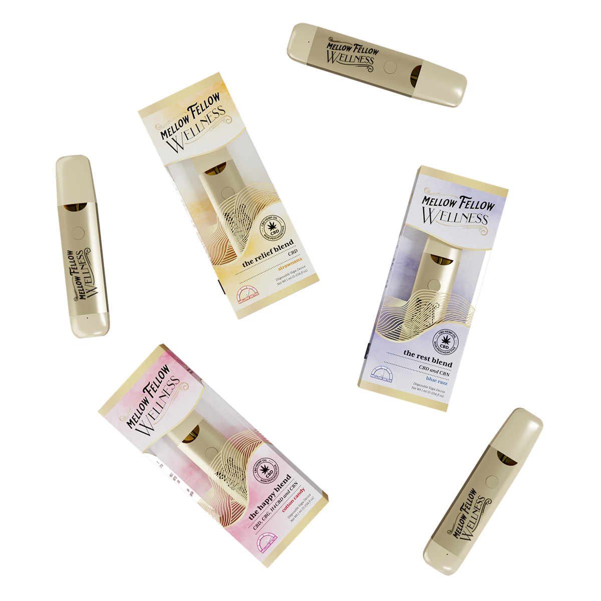 1ml CBD Disposable Vapes (3 Pack)