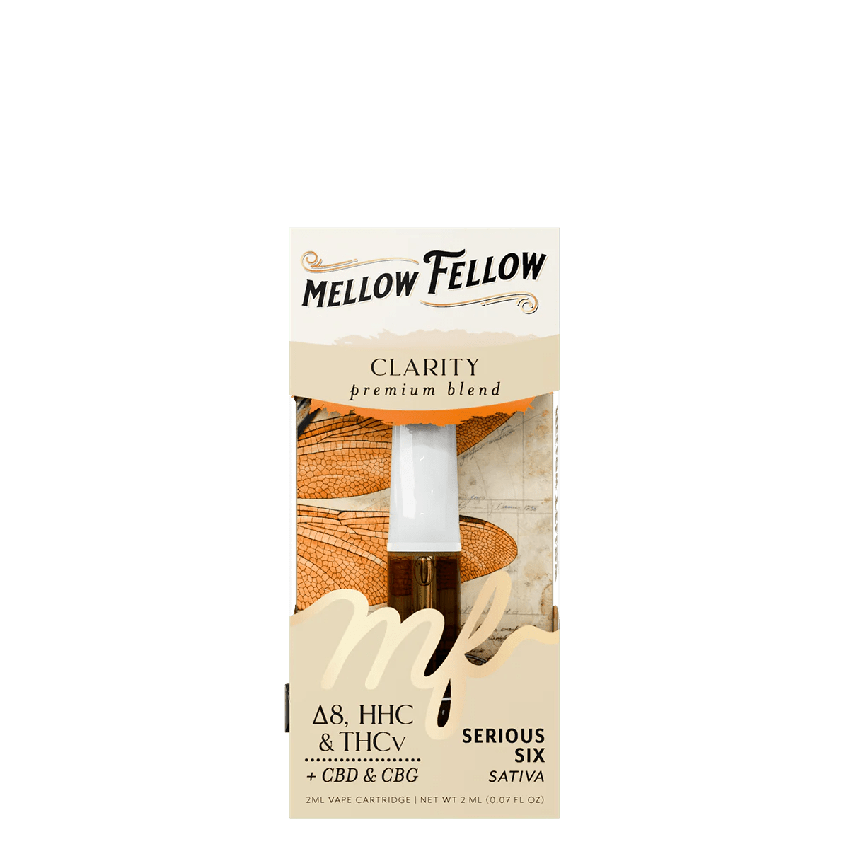 Clarity Blend 2ml Vape Cartridge - Serious Six (Sativa) - Mellow Fellow