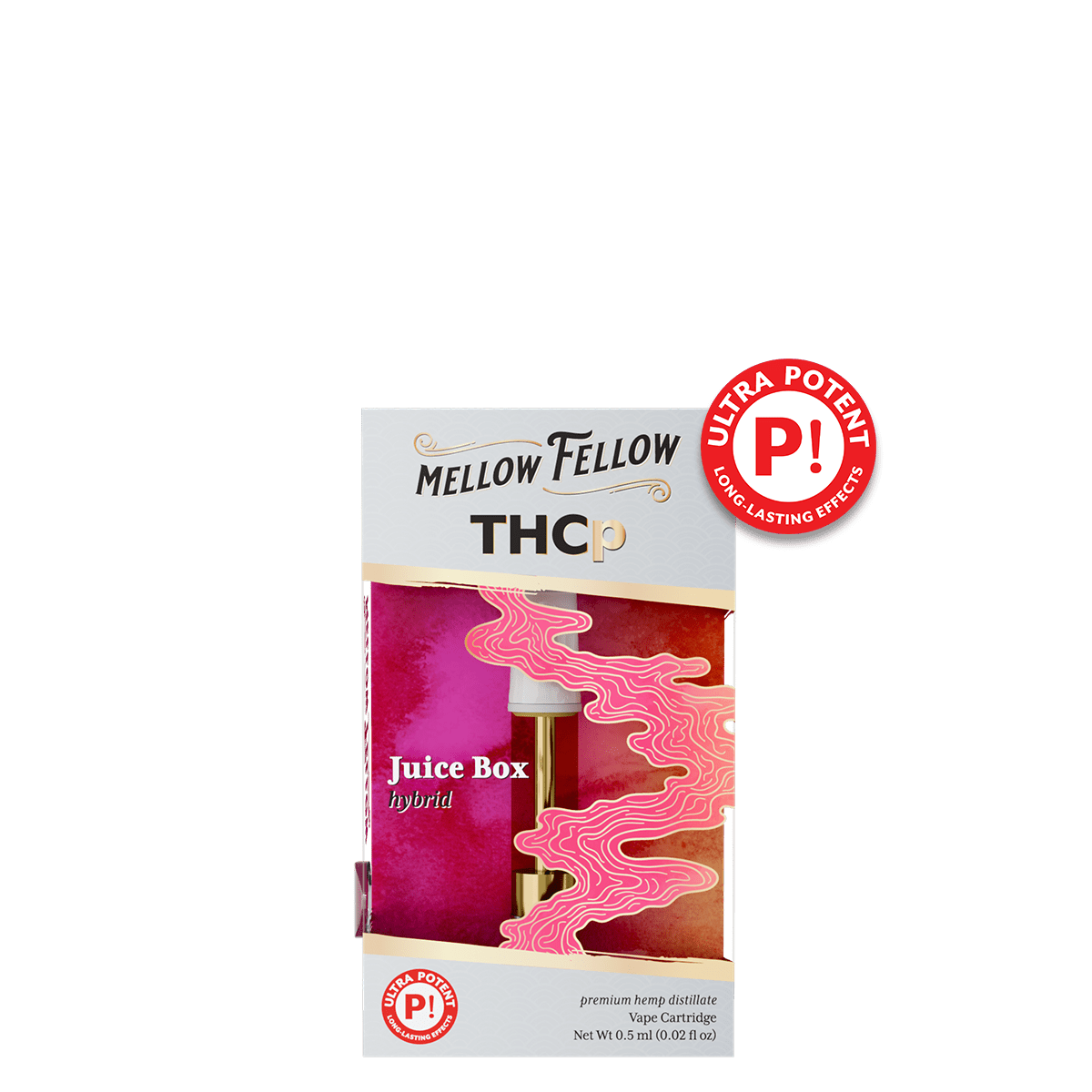THCp 0.5ml Vape Cartridge - Juice Box (Hybrid) - Mellow Fellow